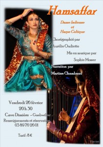 spectacle de danse indienne Hamsaffar