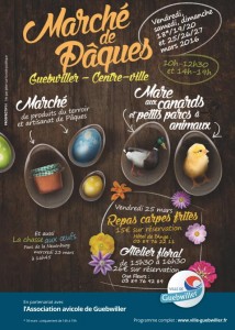 Rendez-vous à Guebwiller : convivialité, fête, artisanat et produits du terroir, petits animaux : deux weekends pour tous les publics lors du marché de Pâques