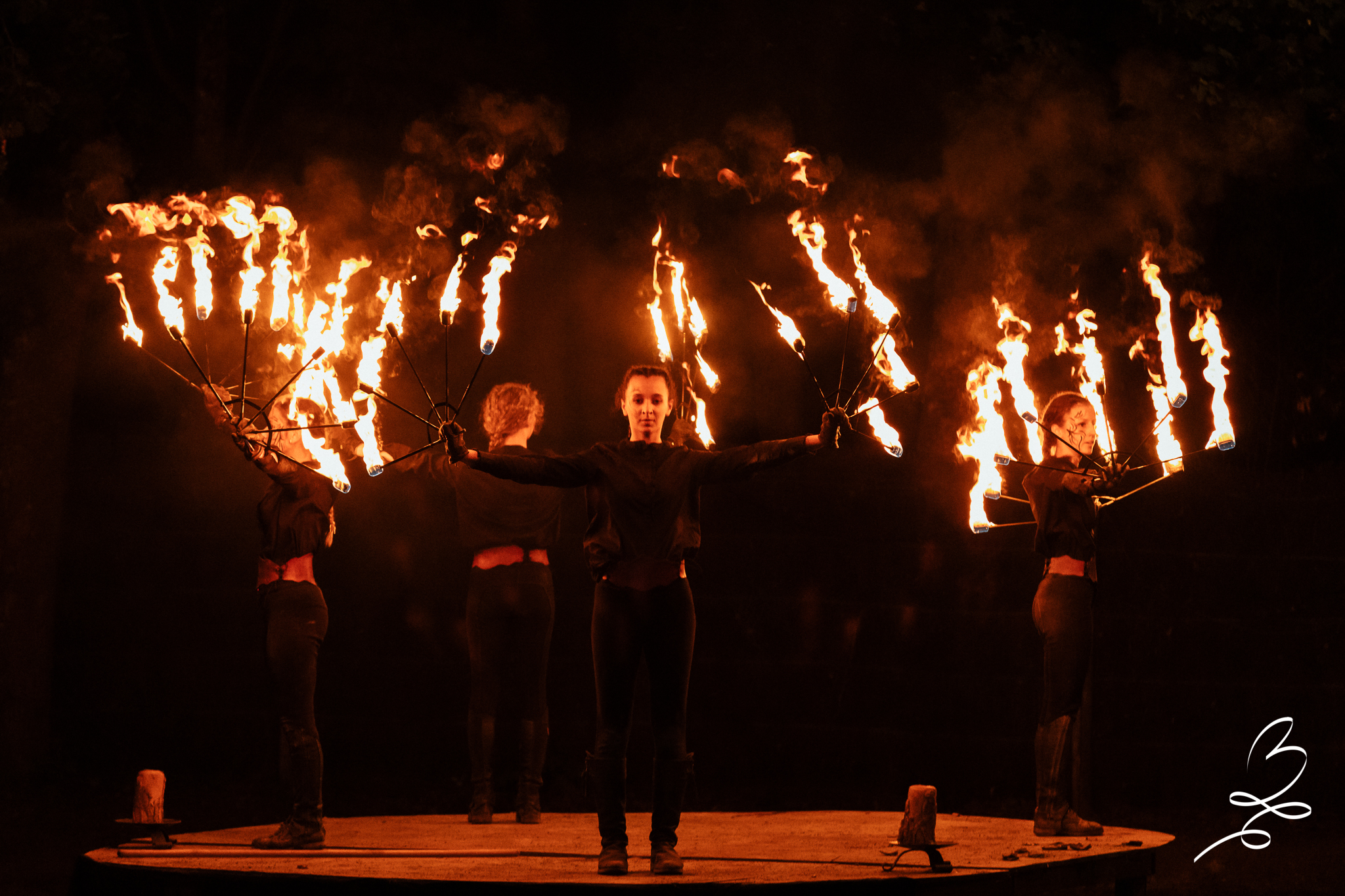 spectacle de feu